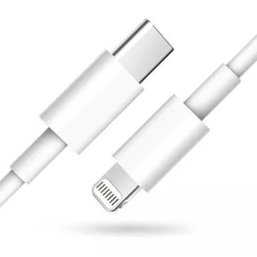 Imagem de Cabo do Carregador Tipo C Lightning compatível iPhone 7 8 X XR 11 12 1