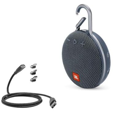 Imagem de BoxWave Cabo compatível com JBL Clip 3 - Cabo MagnetoSnap PD AllCharge (100W), cabo de carregamento Magnet PD 100W USB Tipo-C Micro USB - Preto