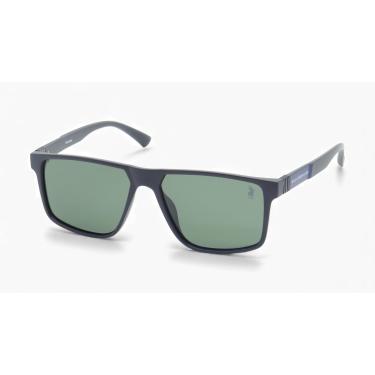 Imagem de Óculos de Sol Casual Polarizado Masculino Polo London Club, Lente UV400 Kit contém Case Couro ECO (Fume)