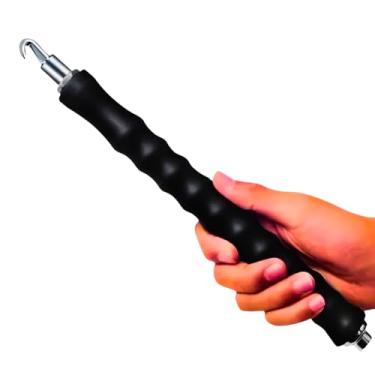 Imagem de Amarrador Manual de Vergalhão Profissional, Aço e Borracha, 30cm, Ferramenta para Construção Civil, Torcedor de Arame com Gancho Resistente