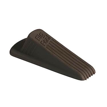 Imagem de Batente de porta grande do rodizio mestre 00920, cunha de borracha antiderrapante, 2 1 / 4w x 4 3 / 4d x 1 1 / 4h, marrom
