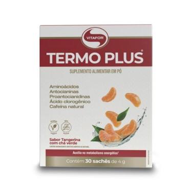 Imagem de Termo Plus Vitafor Tangerina E Chá Verde 30 Sachês 4g
