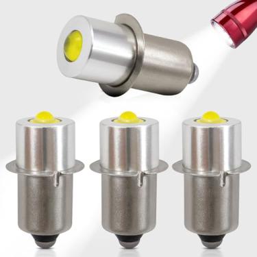 Imagem de Swess Kit de conversão de luz LED para lâmpadas MagLite C/D de 3 a 16 células, lanternas de LED 3W CC 4-24 V para lâmpadas de conversão de LED Maglite (pacote com 4)