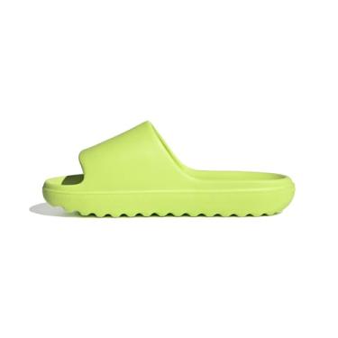 Imagem de adidas Sandália feminina Adilette Lumia Slide, Pulse Lime/Pulse Lime/Pulse Lime, 10 Women/9 Men