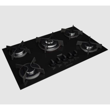 Imagem de Cooktop 5 Bocas Vidro Tripla Chama Supreme Bivolt Dako 1514
