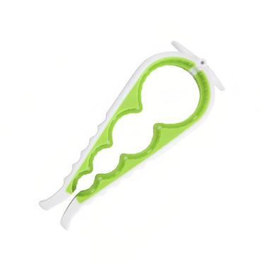 Imagem de Abridor de alívio de artrite – Pote, garrafa e lata sem esforço multiferramenta para mãos fracas e idosos - verde/branco