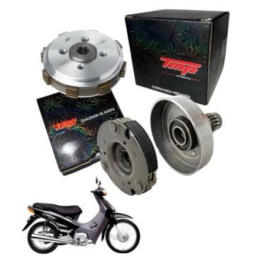 Imagem de Kit Embreagem Completo (Primária e Secundária) TMP para Honda Biz 100 (98-05/13-15), Dream 100 e Sundown Web 100