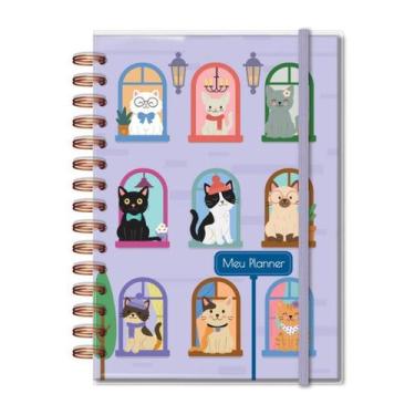 Imagem de Planner Permanente M Gato na janela Fina Ideia