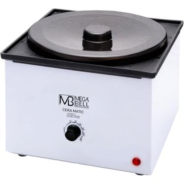 Imagem de Mega Bell, Panela aquecedora de cera para depilação, Termocera, Cera-Matic Elite, Sem refil, Bivolt, 2,5kg, Branca