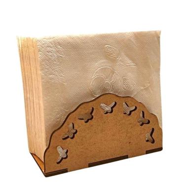 Imagem de Porta Guardanapo Em Mdf - Kit 5 Unidades