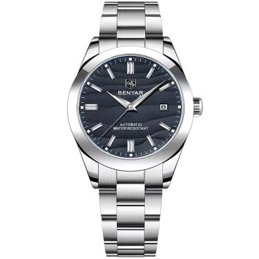 Imagem de Relógio Automático Masculino Desert Dial Design Em Aço Inoxidável Impermeavel Preto