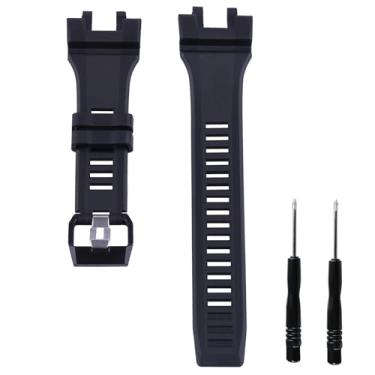 Imagem de Czjiaqh Pulseira masculina de resina compatível com Casio g shock GBA-900CB GBA900UU GBA-900 esportes ao ar livre à prova d'água acessórios de borracha para mulheres (preto)