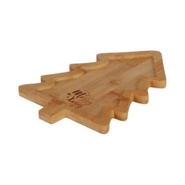 Imagem de Petisqueira Árvore de Natal em MDF – 21x21cm, Design Natalino para Ceia e Decoração