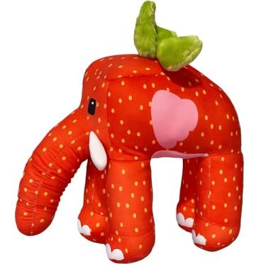 Imagem de Pelúcia de elefante de morango, pelúcia italiana para colecionadores, decoração de casa fofa, exibição de mesa de escritório, presente divertido para fãs de videogame, adorável brinquedo de podridão
