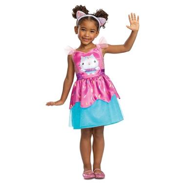 Imagem de Disguise Cakey Cat Costume for Kids, Official Gabby's Dollhouse Costume and Cat Ears Headband, Toddler Size Large (4-6x)