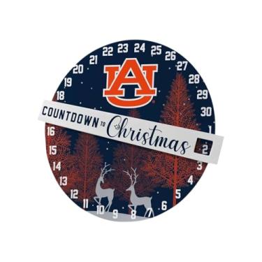 Imagem de Pegasus Sports NCAA Decoração de parede de contagem regressiva para o Natal - 31 cm, cores do time (ruivo)