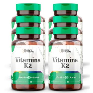 Imagem de Vitamina K2-500mg com 60 cápsulas - 6 potes