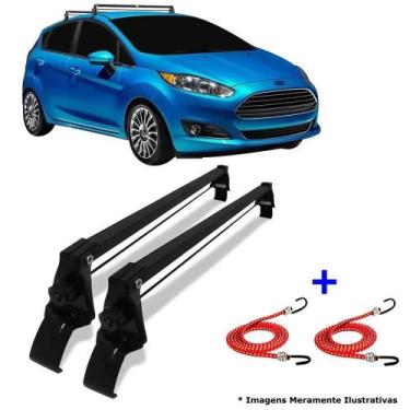 Imagem de Rack De Teto Ford New Fiesta 2013 A 2019 + 2 Elástico Carga - Vhip