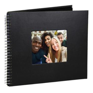 Imagem de Álbum Scrapbook Livro De Assinaturas 20x20 Com Porta Retratos - Photoa