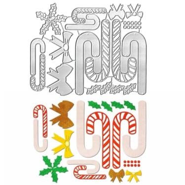 Imagem de Conjunto de Natal, moldes de corte de metal, estênceis para álbum de scrapbook, decoração para fazer cartões de papel em relevo