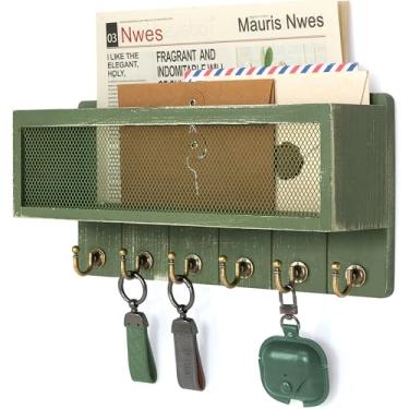 Imagem de Porta-chaves de 33 cm com malha de ferro _ verde