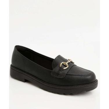 Imagem de Mocassim Loafer Feminino Tratorado Modare-36088, Preto, 34