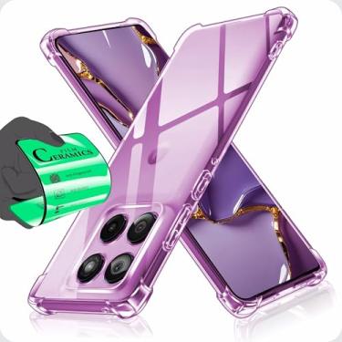 Imagem de Capa Capinha Anti Shock Transparente + Película Para Moto Edge 60 Fusion