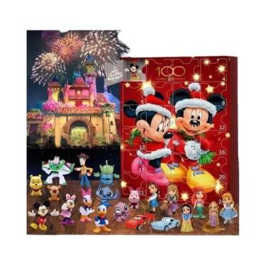 Imagem de Calendário Do Advento De Natal Minnie Mickey Stitch Com 24 Contagens R