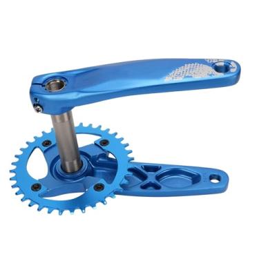 Imagem de SPYMINNPOO Pedaleira de Bicicleta Oca Integrada Em Liga de Alumínio Pedaleira 36T para Bicicletas de Montanha de 8 a 12 Velocidades Motocicletas Elétricas Leve e Eficiente Com Absorção de Choque