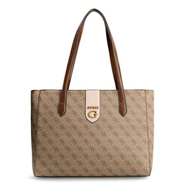 Imagem de Guess - Capa com logotipo Shopper Rossana Latte - HWSB8551230 - LATTE/LOGO/SHELL