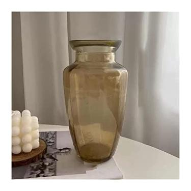 Imagem de YYBOES Vasos para flores, vasos de vidro, plantas verdes cultivadas na água, vasos de flores, flores secas, decoração de limpeza, decoração de casa, quarto, varanda, sala de estar, adequado para