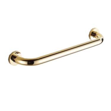 Imagem de uhyOHF Barras de apoio para banheiro, barra de equilíbrio de latão antiderrapante para banheiro barras de apoio para chuveiro, barra de apoio de latão polido, banheira de segurança para corrimão