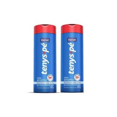 Imagem de Kit com 2 Tenys Pé Baruel Orginal Pó 100g - Talco desodorante para os pés