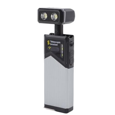 Imagem de Asixxsix Luz de Acampamento Telescópica, Luz de Trabalho LED à Prova D'água IP44, Lanterna de Acampamento Recarregável de 5 Modos Lanterna de Emergência Regulável para Caminhadas