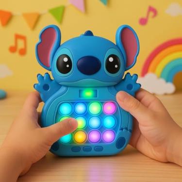 Imagem de Pop It Eletrônico Anti-Stress: Brinquedo Bolhas Relaxantes e Divertidas para Crianças e Adultos Stitch