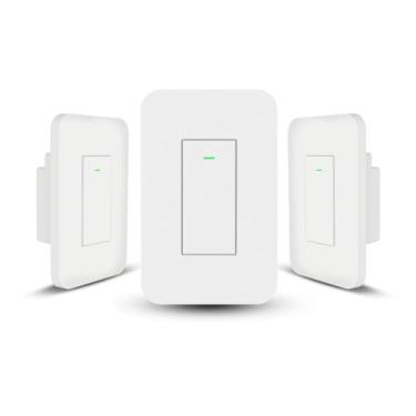 Imagem de Interruptor Inteligente Wi-Fi 1 Tecla Branco AGL – Controle por App e Assistentes de Voz