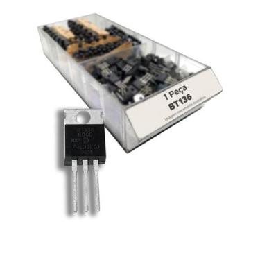 Imagem de Transistor Bt136-600 = Bt 136-600 - Triac To220 - Chipsce