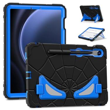 Imagem de Capa Spider para Samsung Galaxy Tab S10 Lite S10 FE S9 FE 27.7 cm, S9, S8, S7 11 polegadas, capa de silicone resistente à prova de choque com suporte para lápis, suporte para crianças meninos e