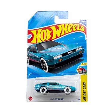 Imagem de Carrinho Miniatura Hot Wheels DMC Delorean HW Art Cars - HYX59