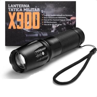 Imagem de Lanterna Tática Led X900 Ultra Potente Recarregável Manual