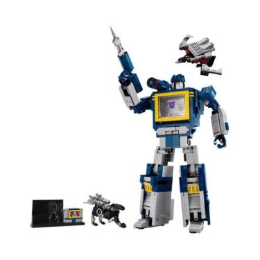Imagem de Blocos De Montar Modelo De Robô Blue Soundwave 1505PCS Disney 10358 Ca