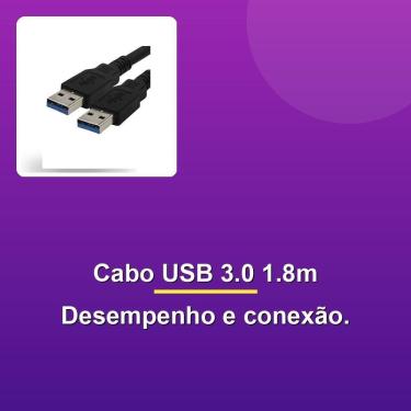 Imagem de Cabo Nwt Usb A Macho P- Usb A Macho 3.0 1,8m