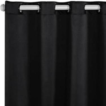 Imagem de Cortina, bloqueio, sol, escuridao, quarto, privacidade, tecido, 200x200cm, duravel