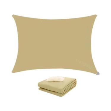 Imagem de Toldo Retangular Impermeável Para Exterior, Sombra Solar Para Jardim, 