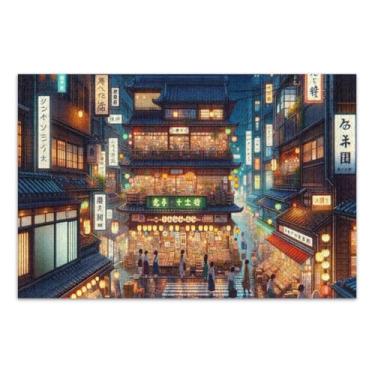Imagem de Shop Anime Scene Puzzle 1000 peças adulto, quebra-cabeças desafiadores para adultos, noite de jogo
