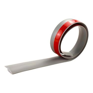 Imagem de Bothyi Faixa de junção de 2 m para pisos, bordas de pisos de madeira, faixas de transição para carpetes, faixas para pisos laminados e azulejos, reforma, Cinza