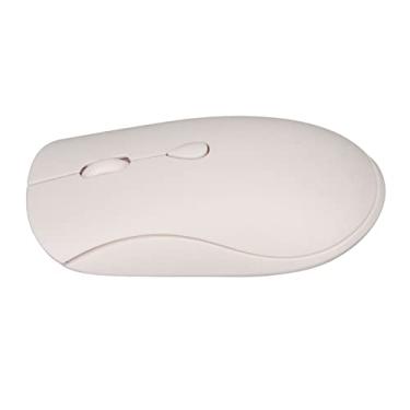 Imagem de KIMISS Mouse Sem Fio 2.4G Ergonômico 5.2 Mouse Silencioso Com Bateria Recarregável de 1600DPI para Uso Em Escritório, PC e Laptop (Branco)