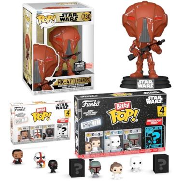 Imagem de Jedi Star Wars Figure Wicket Ewok Pop! Vinyl Exclusive Endor Millenium Falcon Ship + Skiff Guard Lando Return Jedi + Snaggletooth Use The Force Retro 4 Items