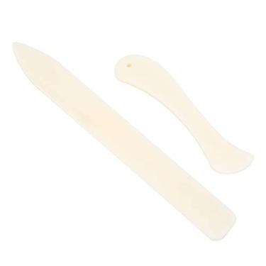 Imagem de SPYMINNPOO Ferramenta de Pontuação de Artesanato de Pasta de Osso de Plástico para Fazer Cartões Com Pastas de Osso Longas e Curtas Suprimentos Domésticos