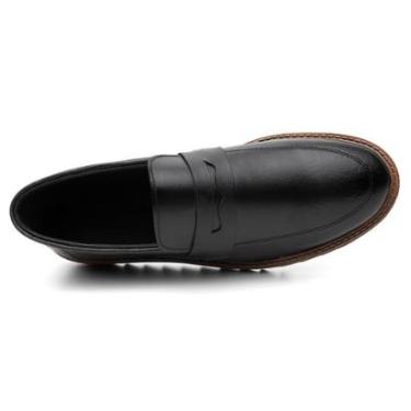 Imagem de Sapato Loafer Oxford Casual Confortável Tratorado Confortável-Masculino